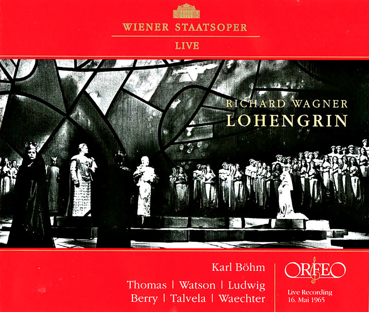 WAGNER, R.: Lohengrin Opera J. Thomas, C. Watson, C. Ludwig, Berry, Talvela, Waechter, Vienna State Opera Chorus and Orchestra, K. B hm