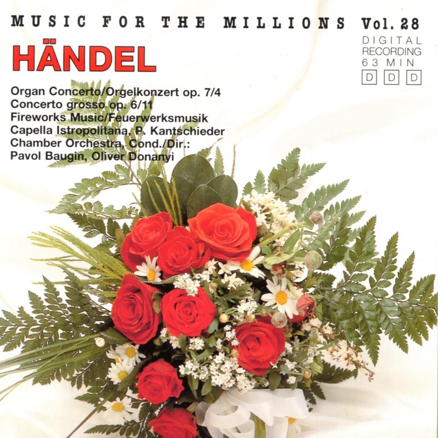 Music For The Millions Vol. 28  Georg Friedrich H ndel