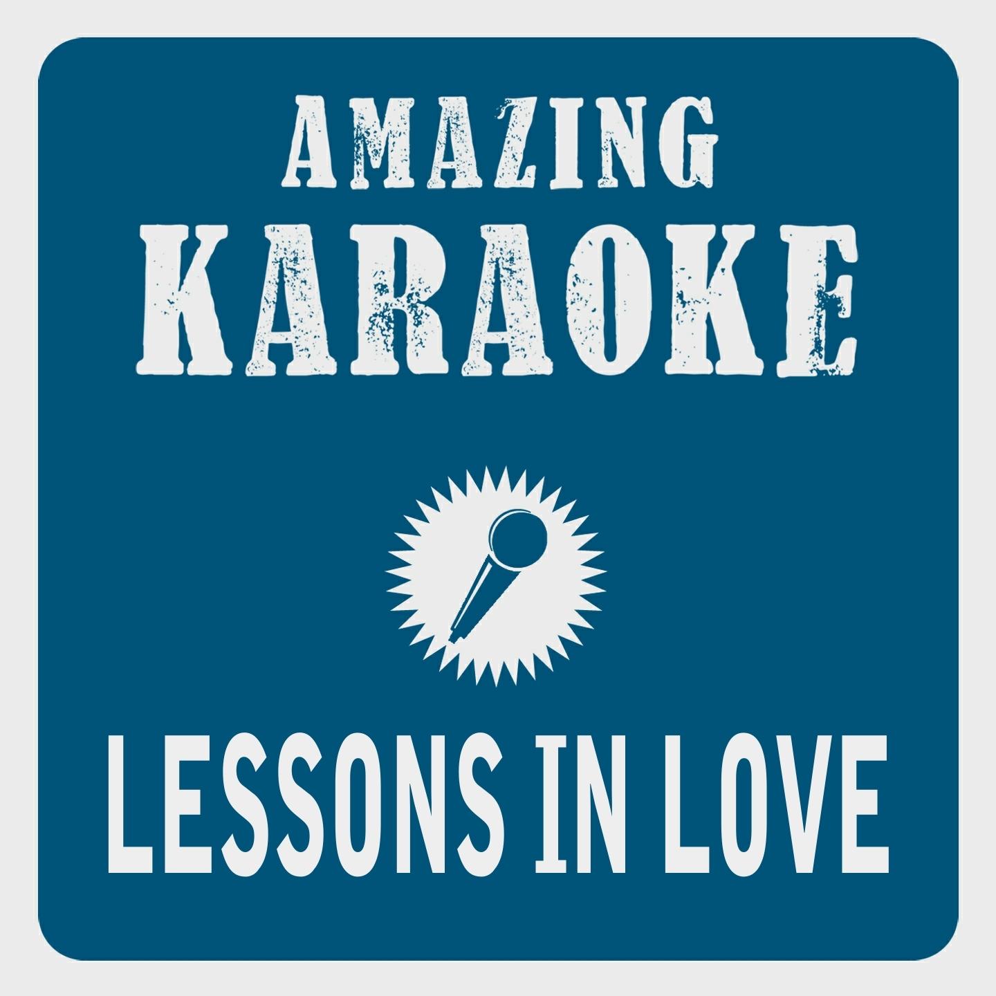 Lessons in Love (Karaoke Version) (Originally Performed By Level 42)