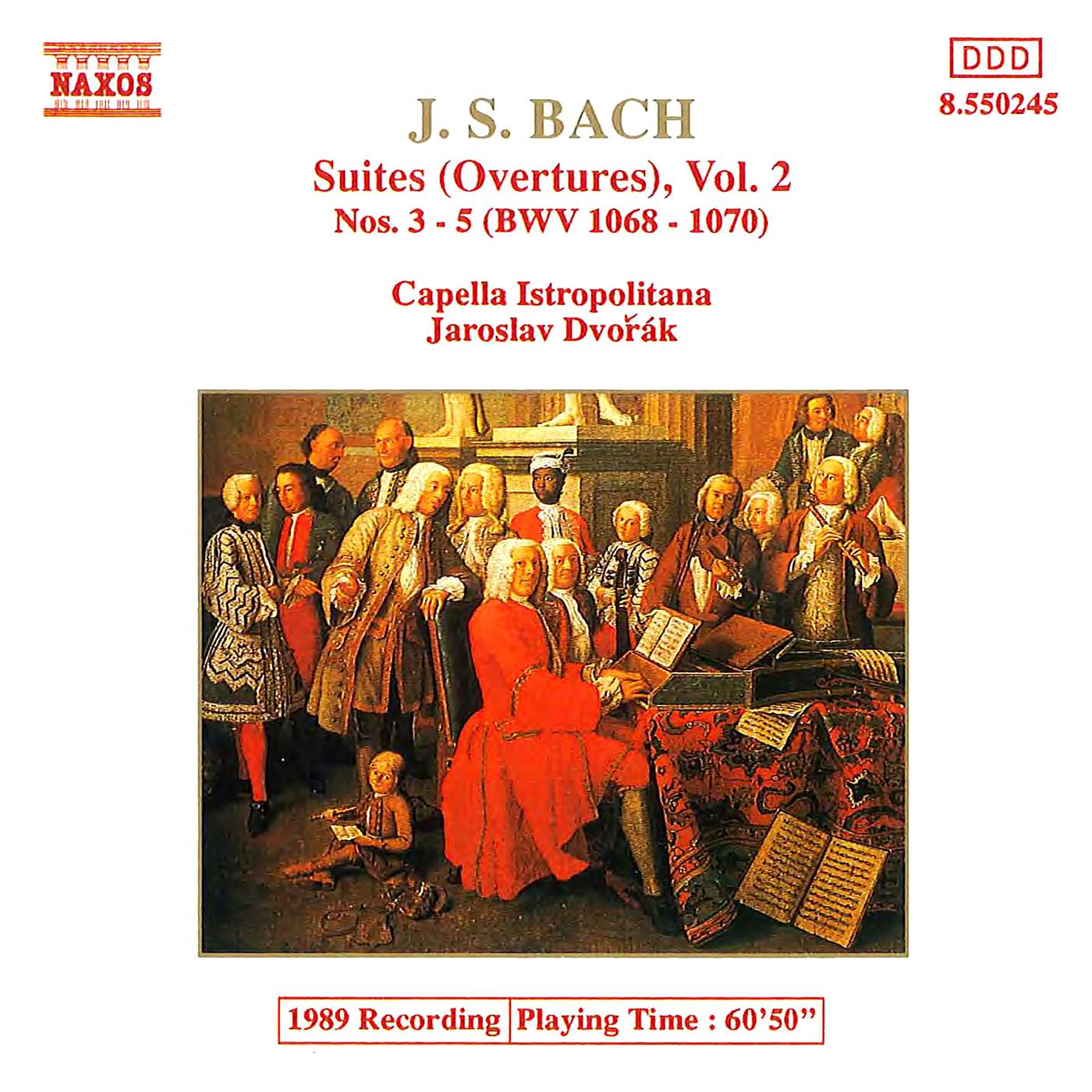 BACH, J.S.: Orchestral Suites Nos. 3-5, BWV 1068-1070