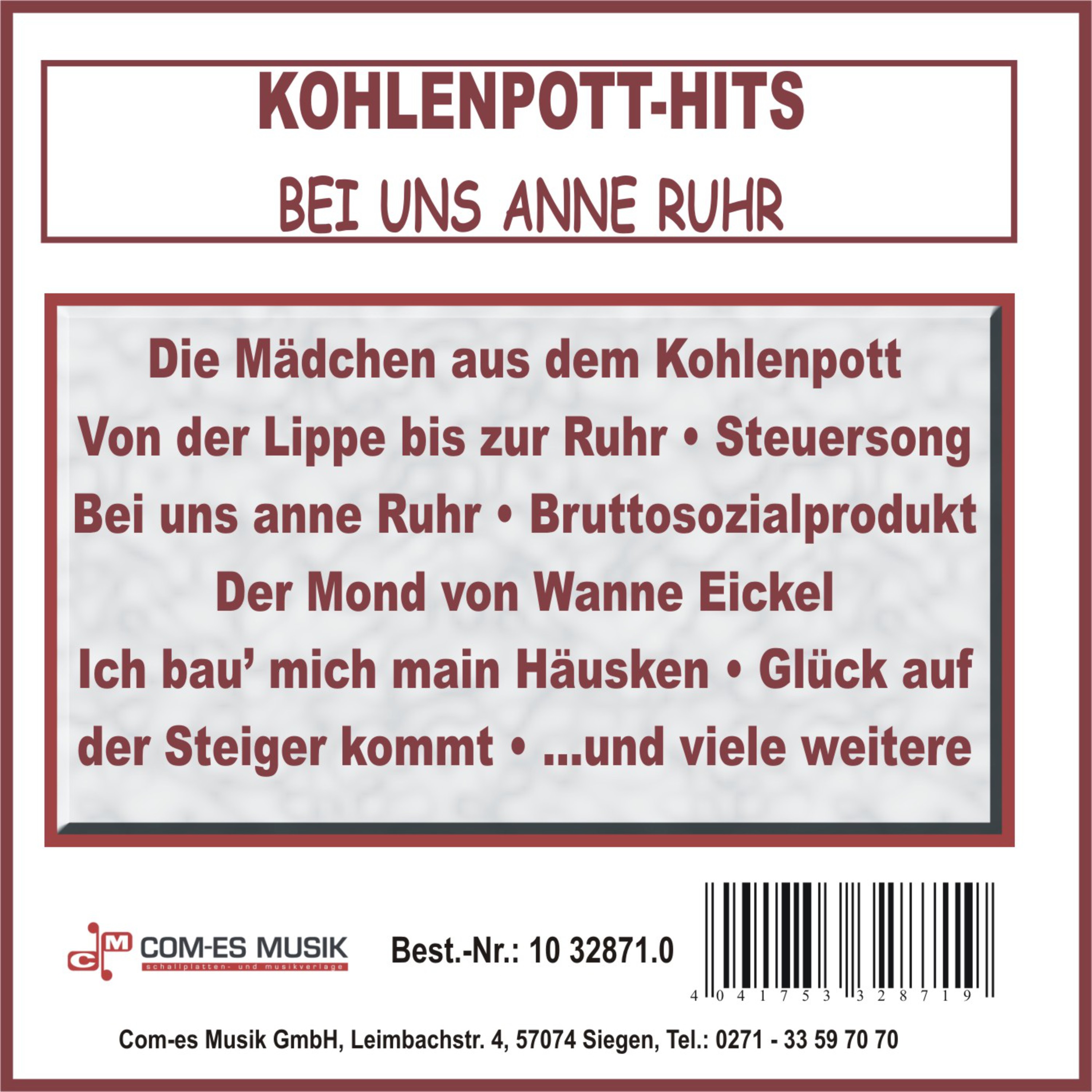 Kohlenpott-Hits - Bei uns anne Ruhr