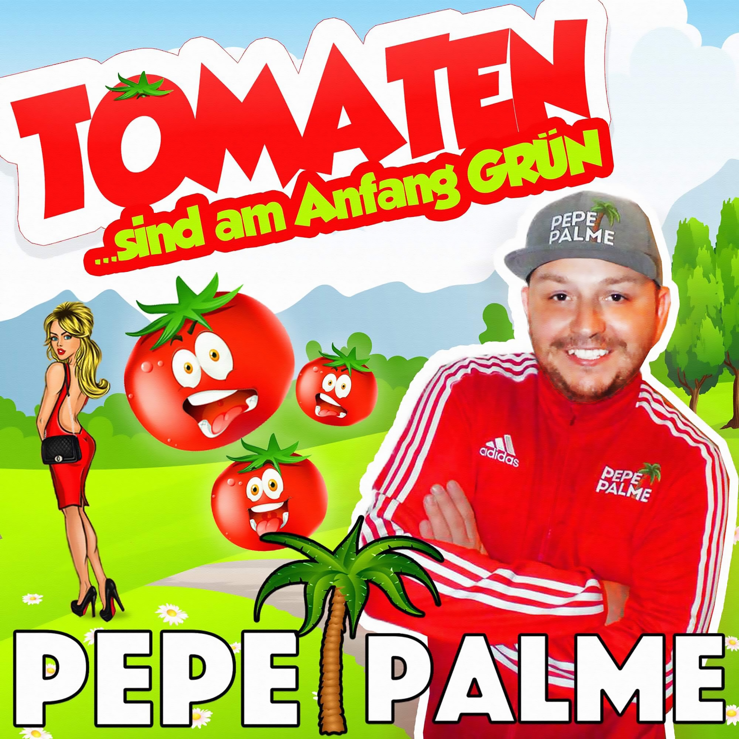 Tomaten sind am Anfang grü n