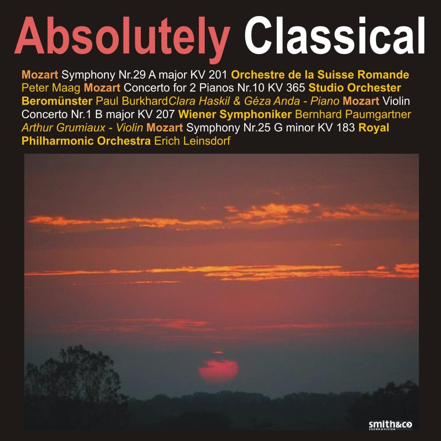 Symphony No. 29 in A Major, K. 201: III. Menuetto & Trio