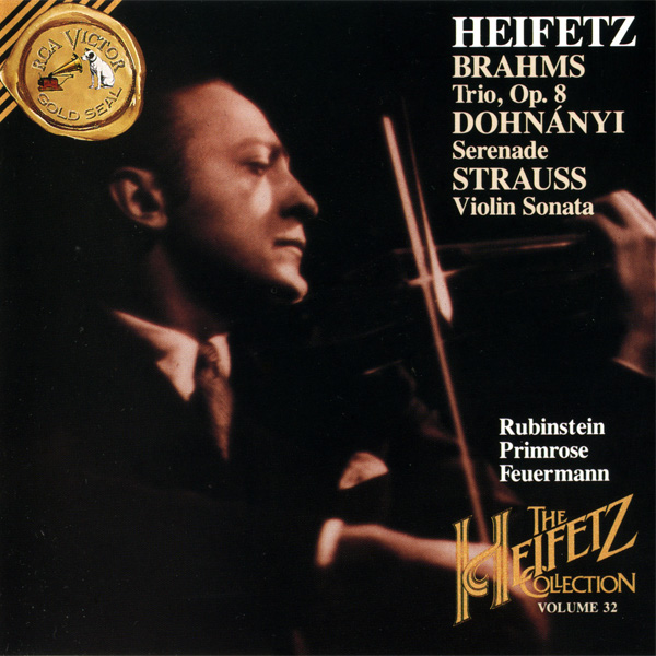 The Heifetz Collection, Volume 32  Brahms, Dohna nyi, Strauss