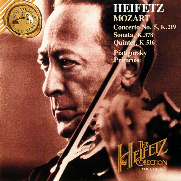 The Heifetz Collection, Volume 26 - Mozart