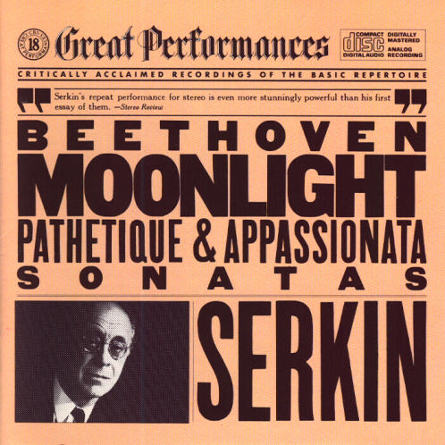 Beethoven Moonlight, Pathe tique  Appassionata Sonatas