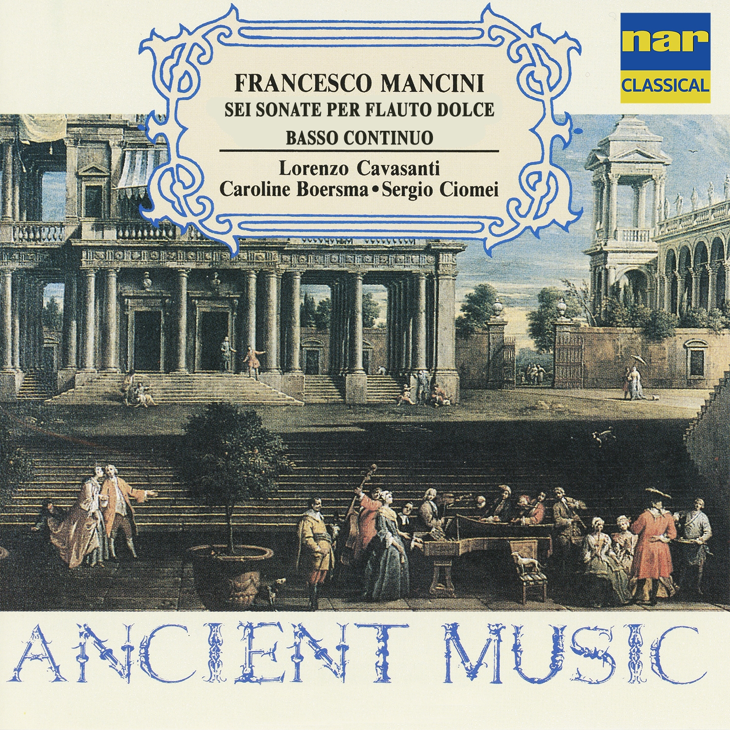 Francesco Mancini: Sei sonate per flauto dolce basso continuo