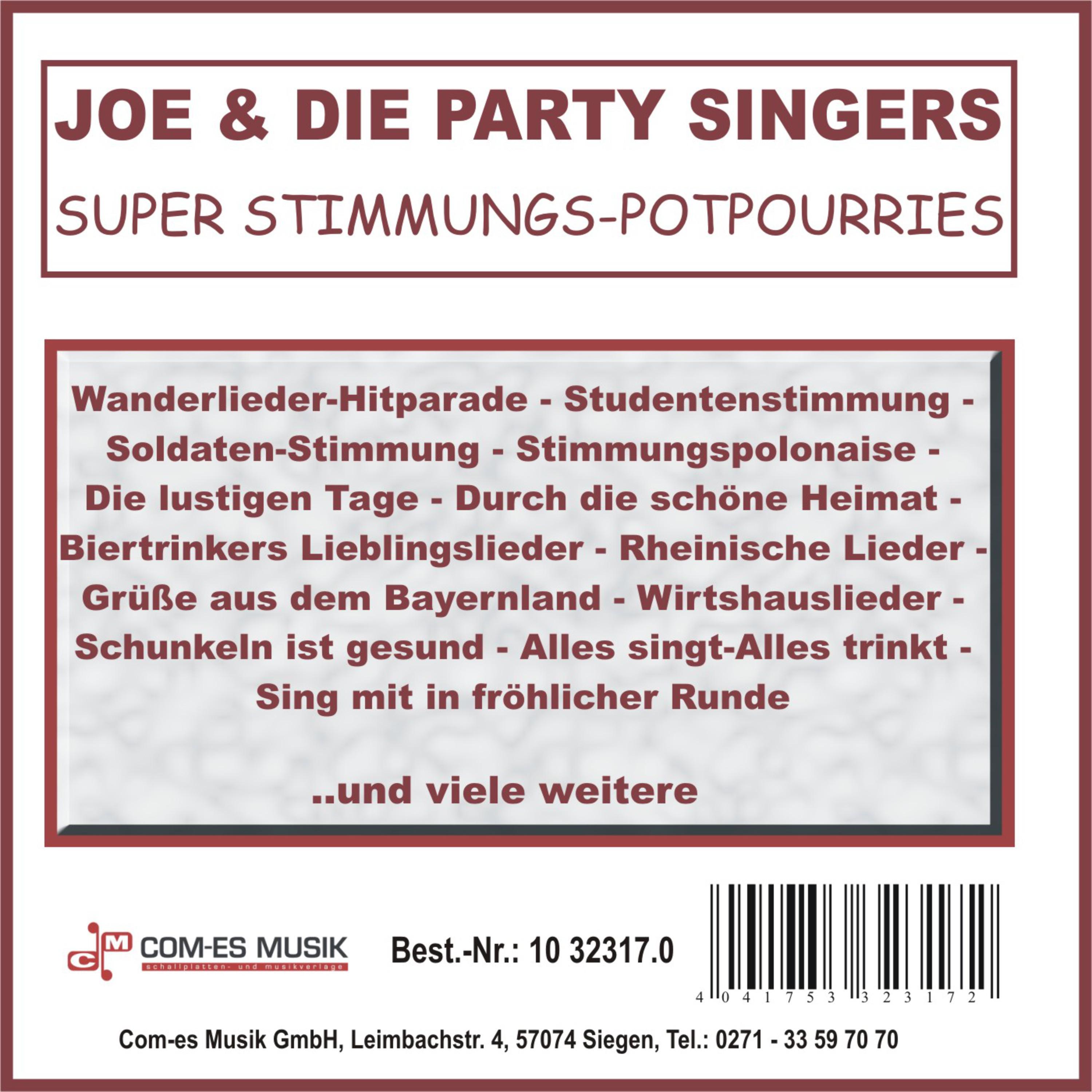 Biertrinkers Lieblingslieder II: Bier ist doch fü r alle da Schnaps ist gut  Glory Halleluja  Noch ein Bier  Wir hab' n den Kanal noch lange nicht voll  Ein Prosit der Gemü tlichkeit Potpourri