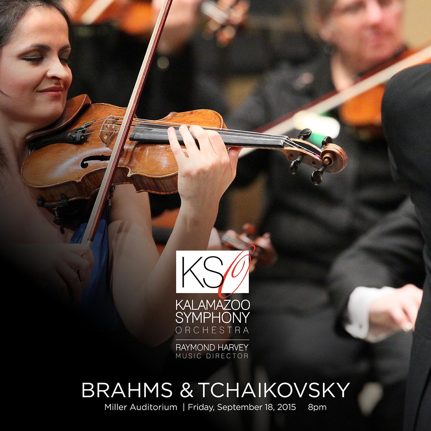 BRAHMS, J.: Violin Concerto  TCHAIKOVSKY, P. I.: Symphony No. 4  SMITH, J. S.: The Star Spangled Banner Trotov ek, Kalamazoo Symphony, R. Harvey