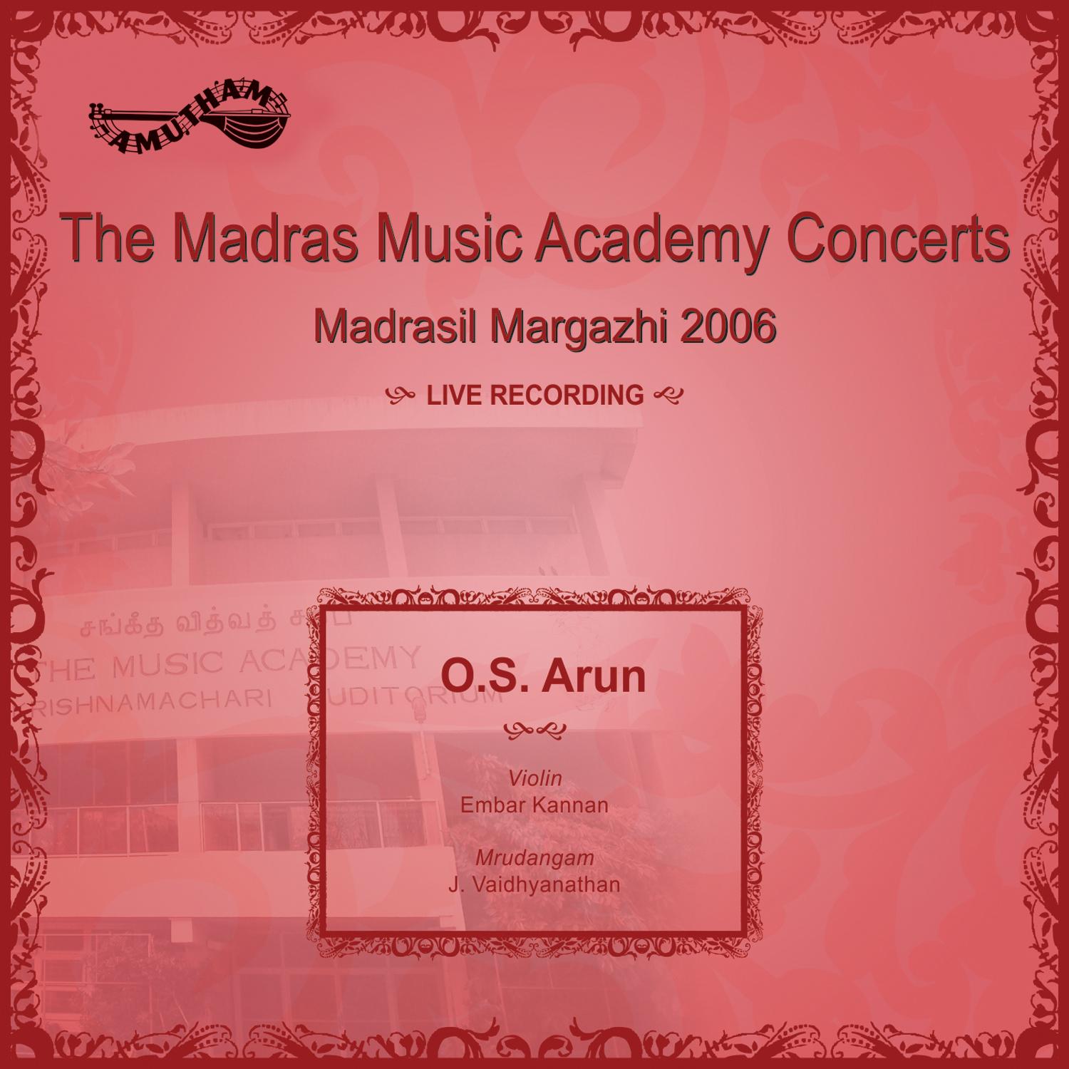 Madrasil Margazhi 2006 (Live)