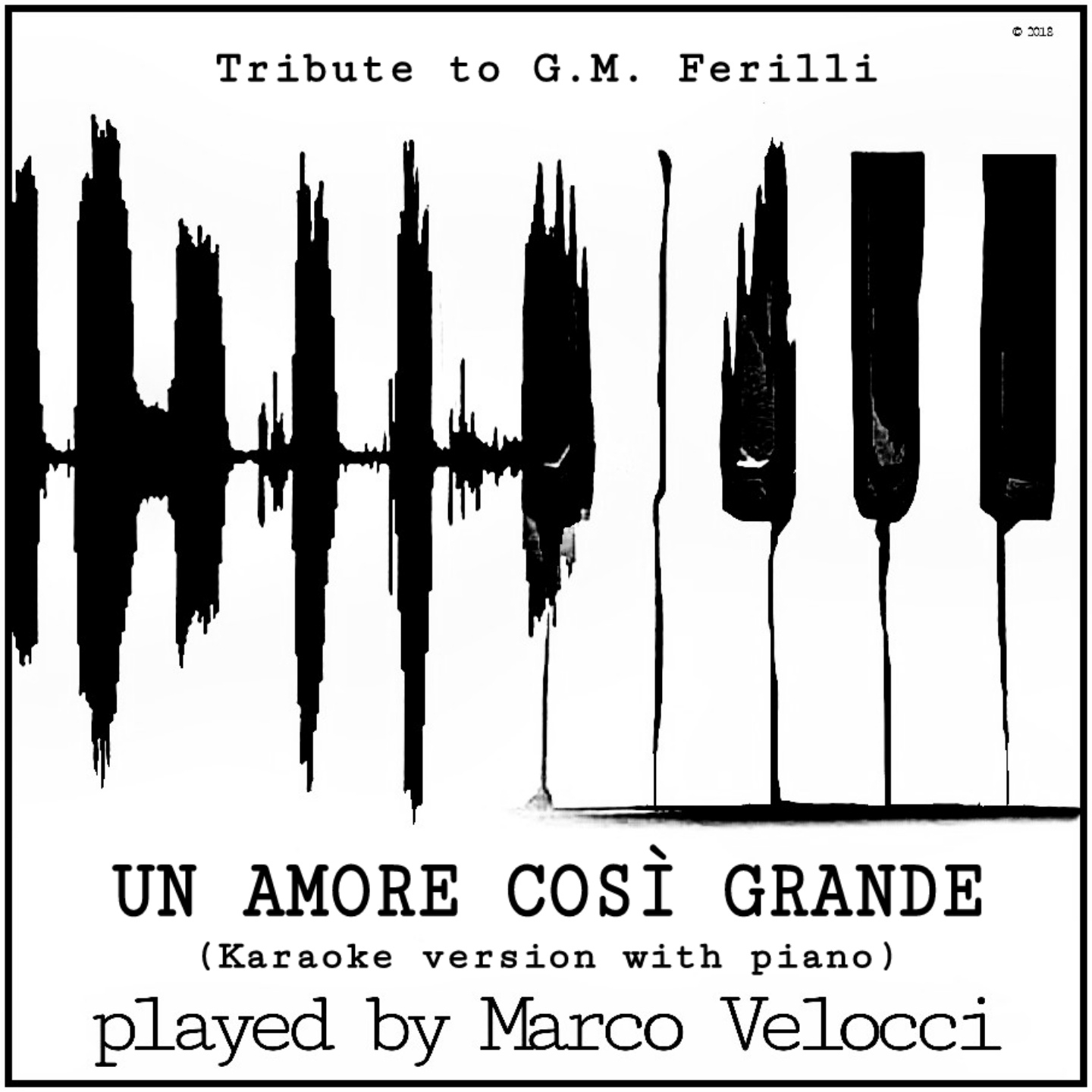 Un amore cosi grande (Karaoke Version with Piano in G-Sharp Minor)