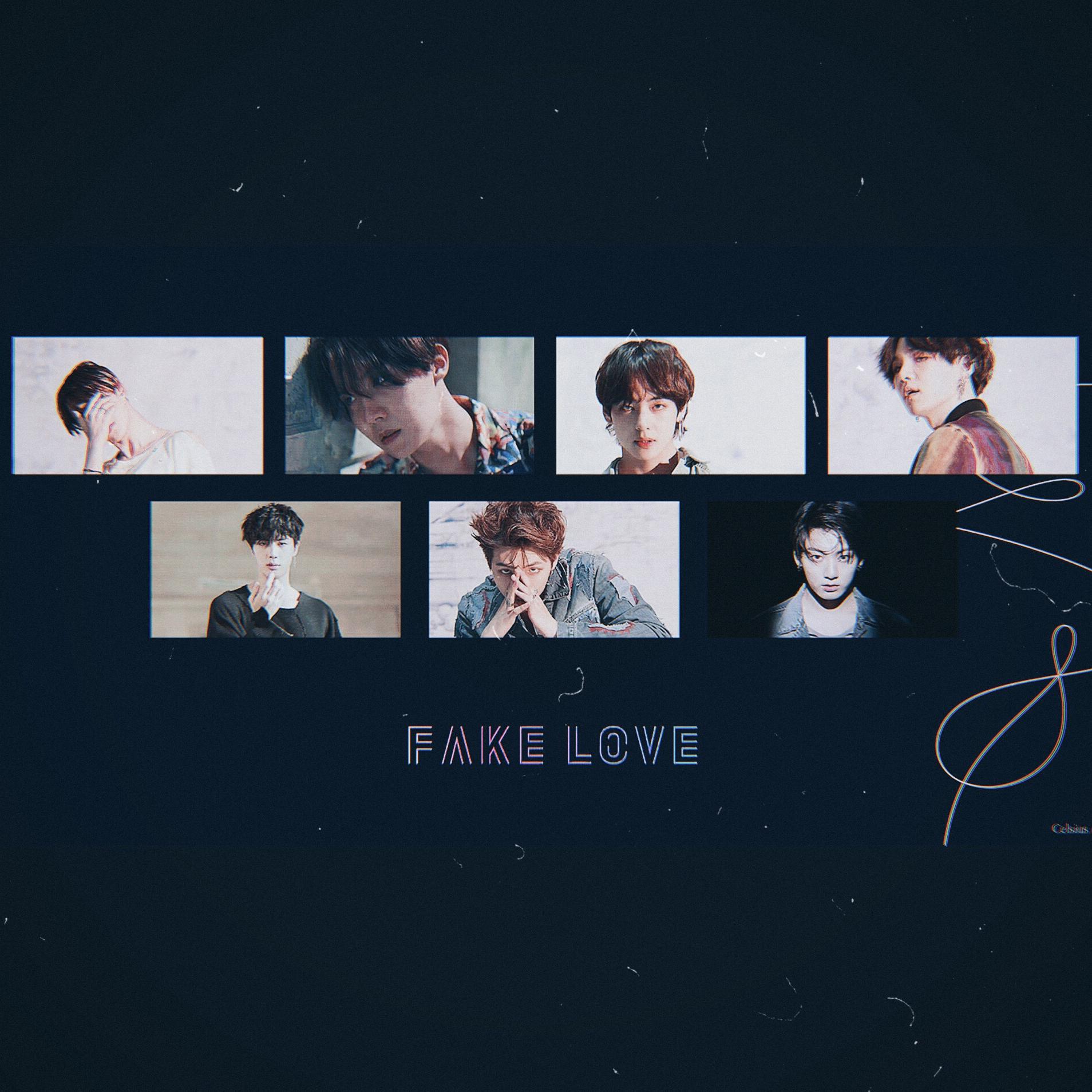 FAKE LOVE  FD Cover: Top Social Artist