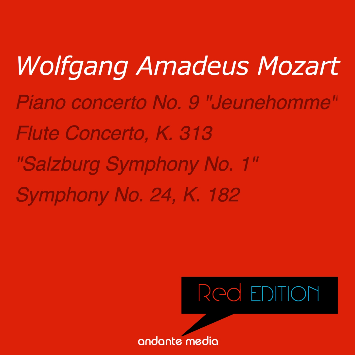 Red Edition - Mozart: Piano Concerto No. 9, K. 271 "Jeunehomme"