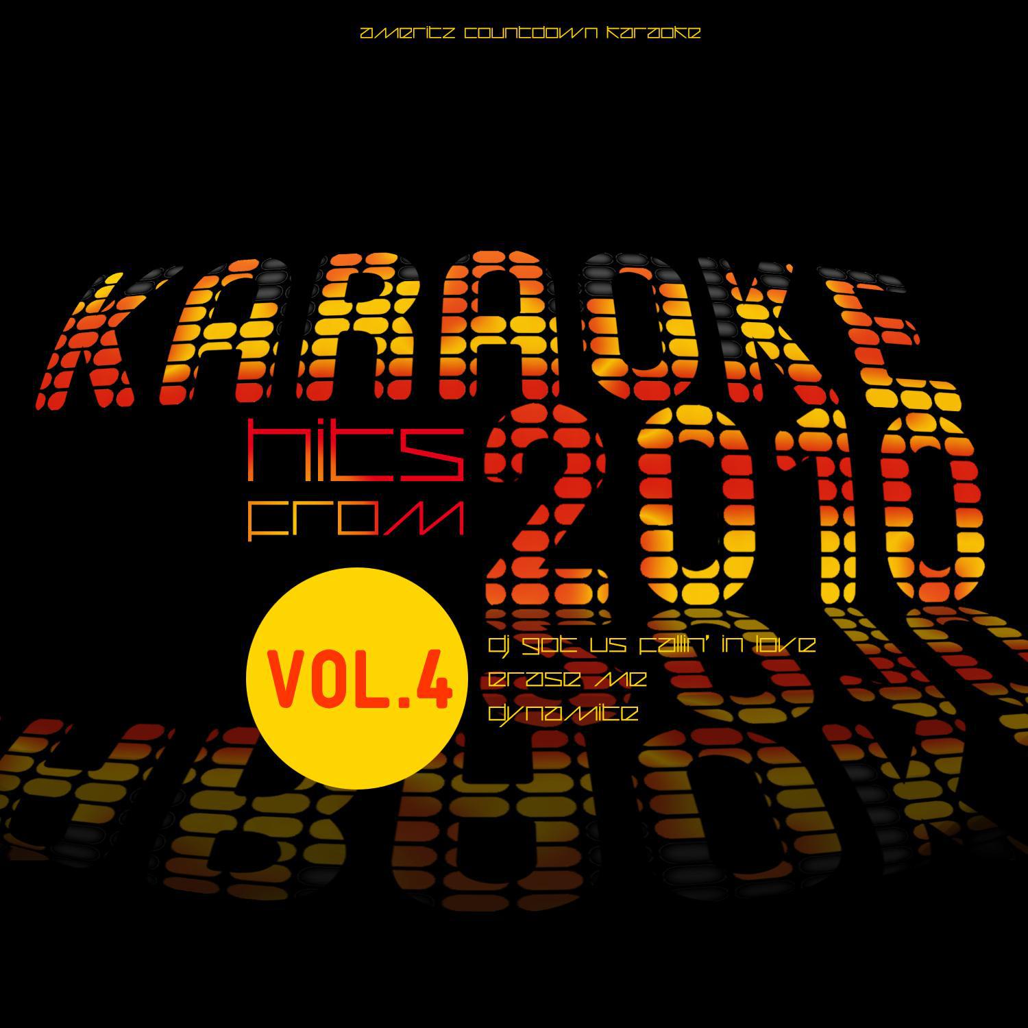 Karaoke Hits from 2010, Vol. 4