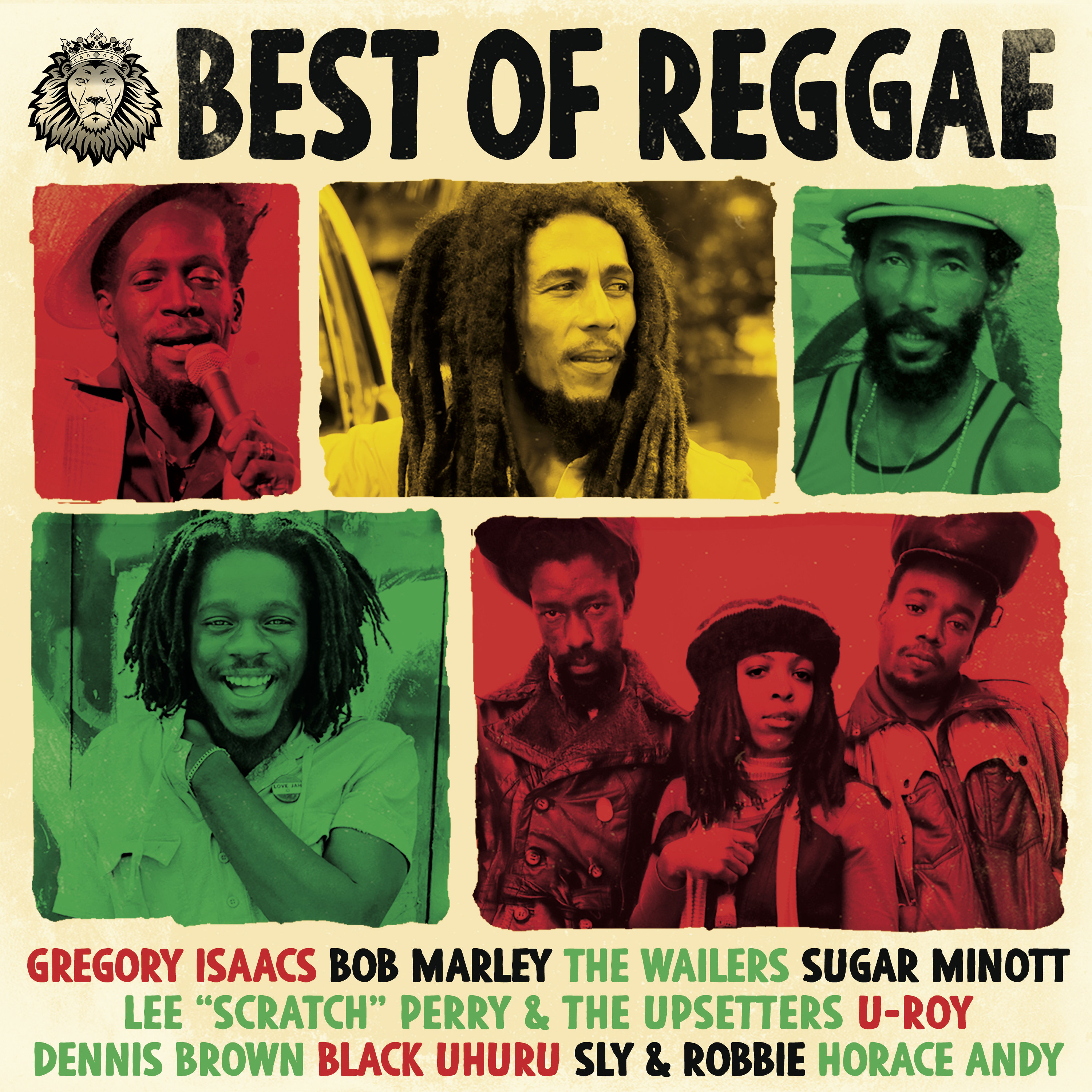 Best Of Reggae : Gregory Isaacs, Bob Marley, The Wailers, Sugar Minott, Lee "Scratch" Perry & The Upsetters, U-Roy, Dennis Brown, Black Uhuru, Sly & Robbie, Horace Andy