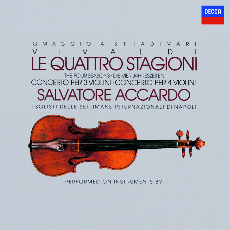 Vivaldi: Concerto For Violin And Strings In F, Op.8, No.3, RV 293, "L'autunno" - 2. Adagio molto (Ubriachi dormienti)