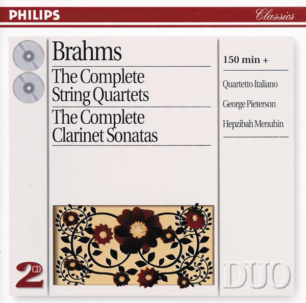 Brahms: The Complete String Quartets/Clarinet Sonatas (2 CDs)