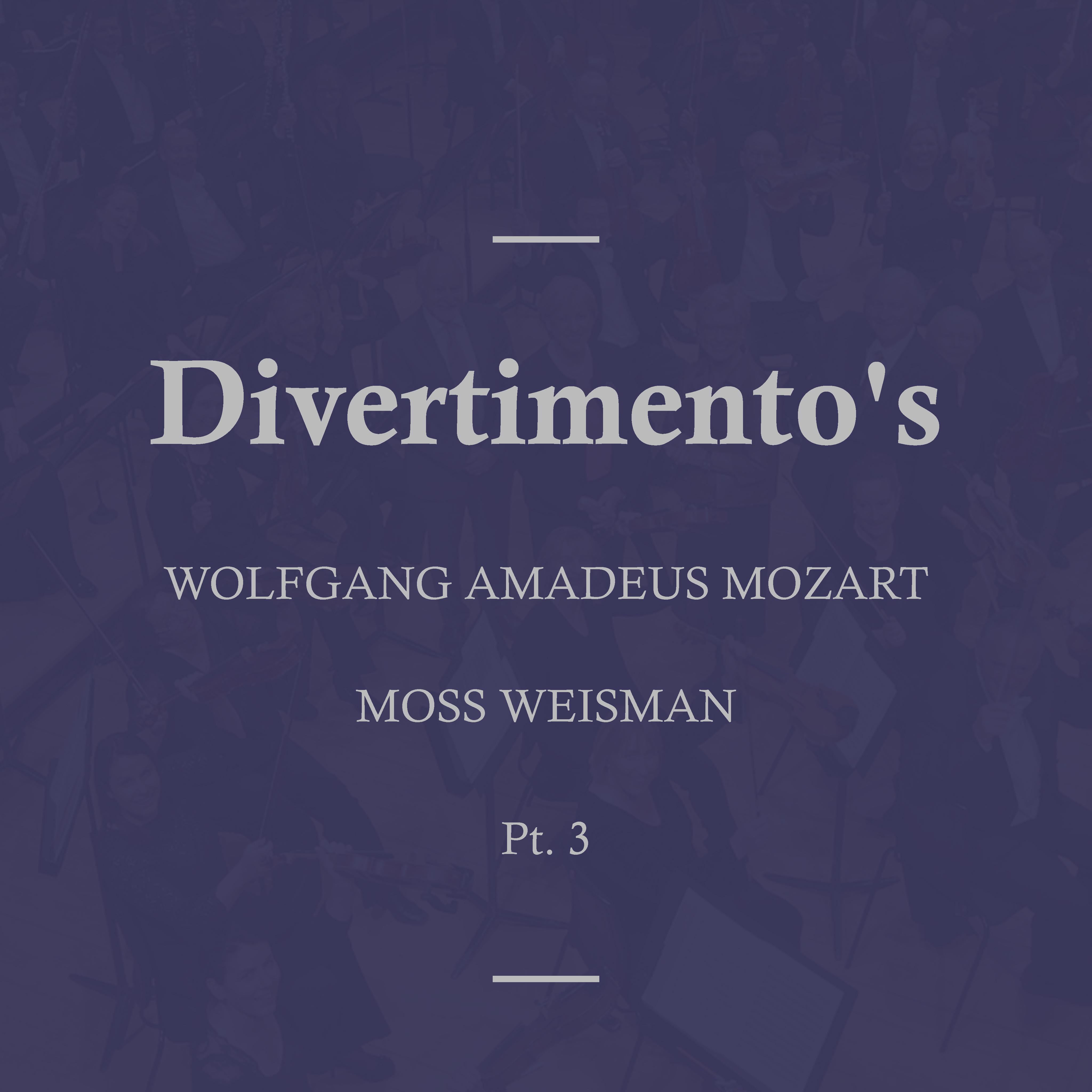 Divertimento in C Major, K. 188: II. Menuetto