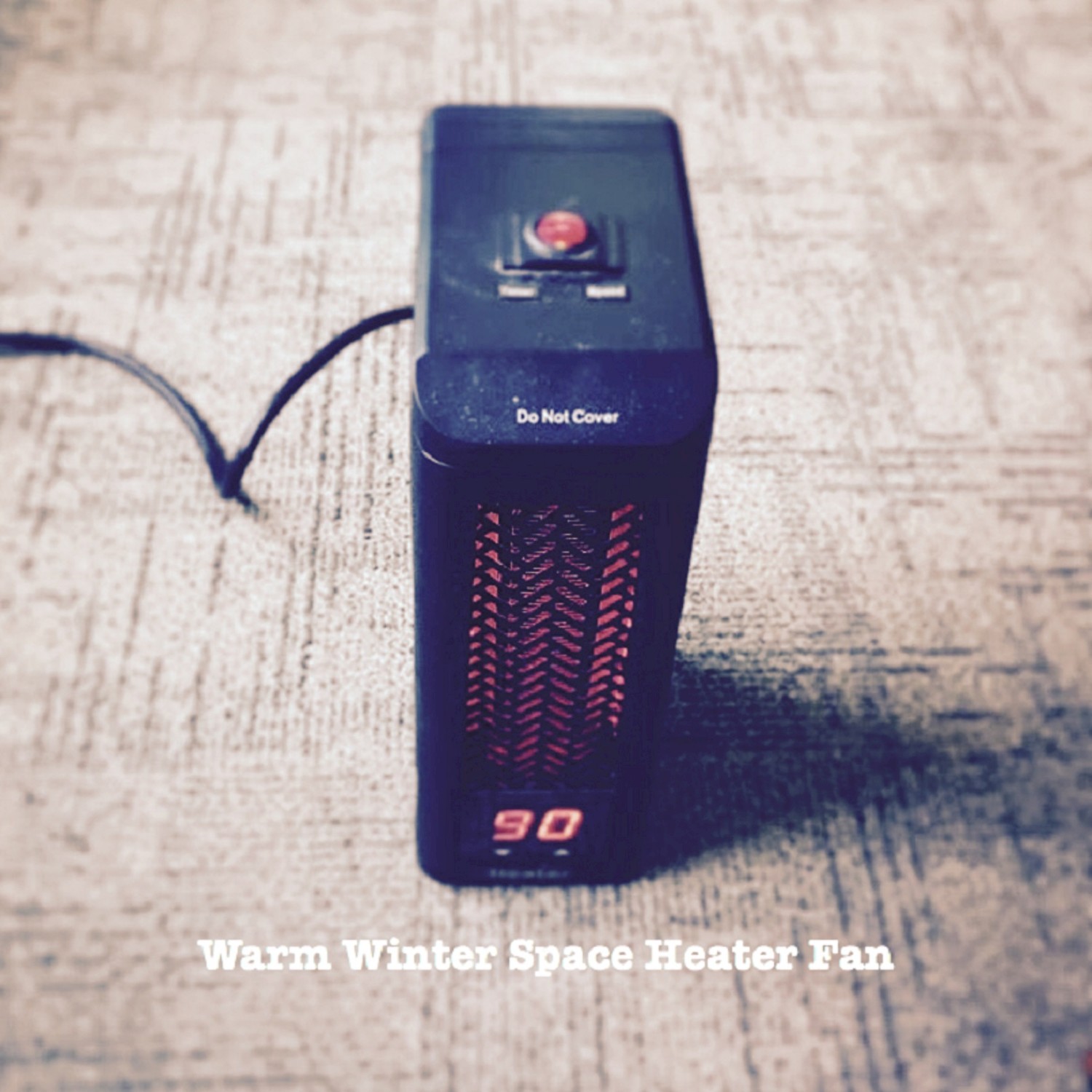 Warm Winter Space Heater Fan