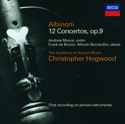 Concerto a 5 in D, Op.9, No.12 for 2 Oboes, Strings,and Continuo