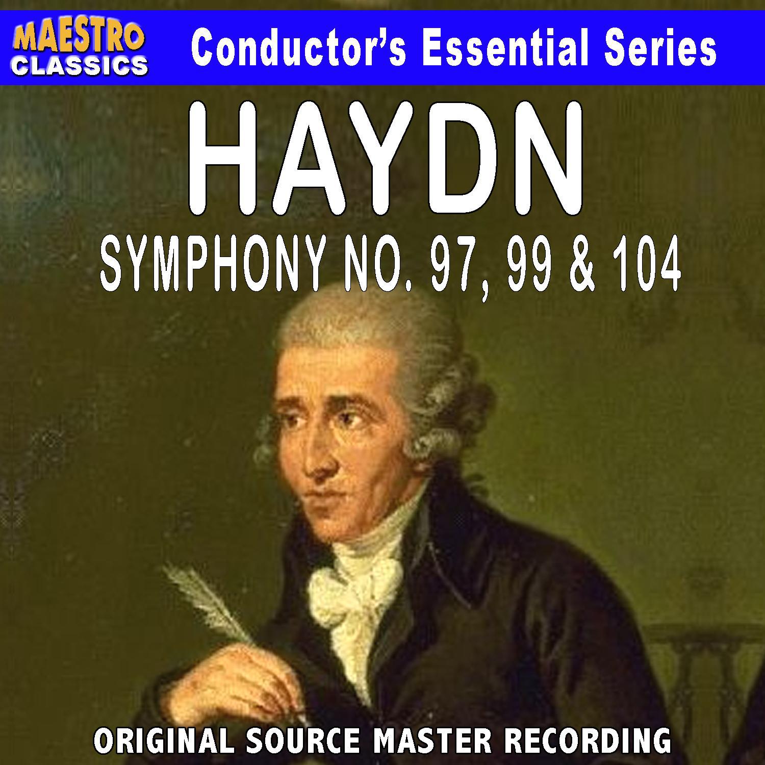 Symphony No. 97 in C Major, Hoboken I/97: III. Menuetto e Trio. Allegretto