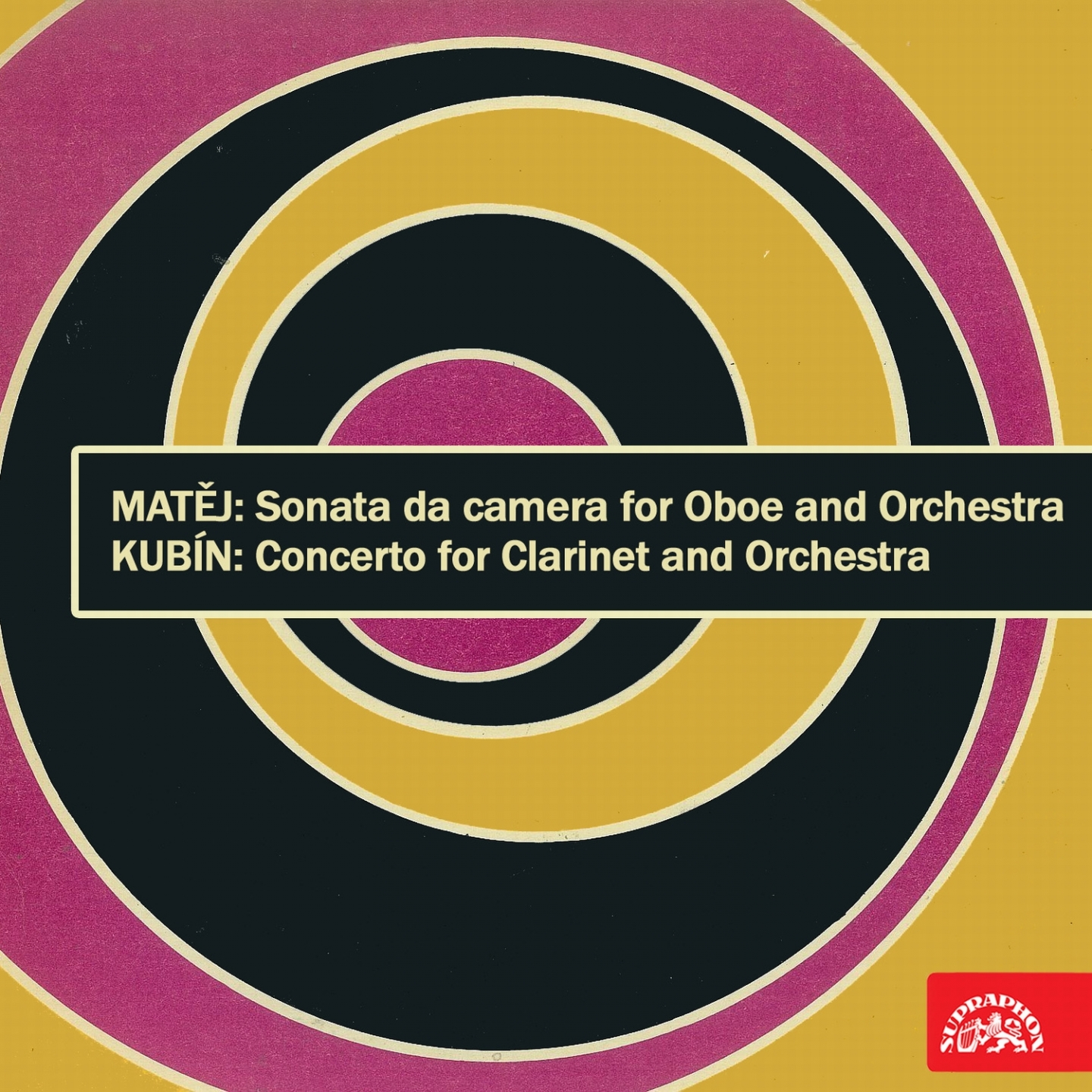 Mate j: Sonata da camera for Oboe and Orchestra  Kubi n: Clarinet Concerto