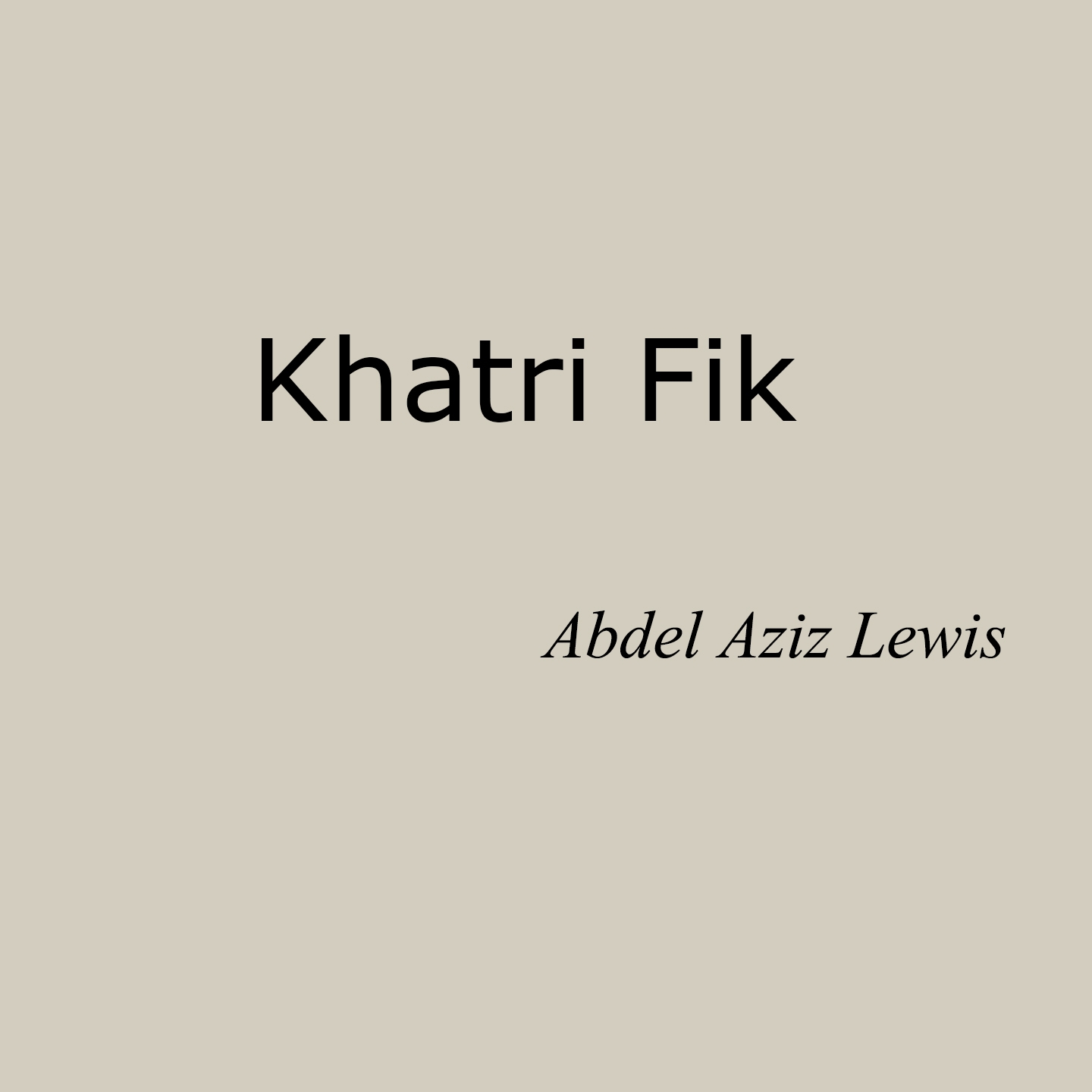 Khatri Fik