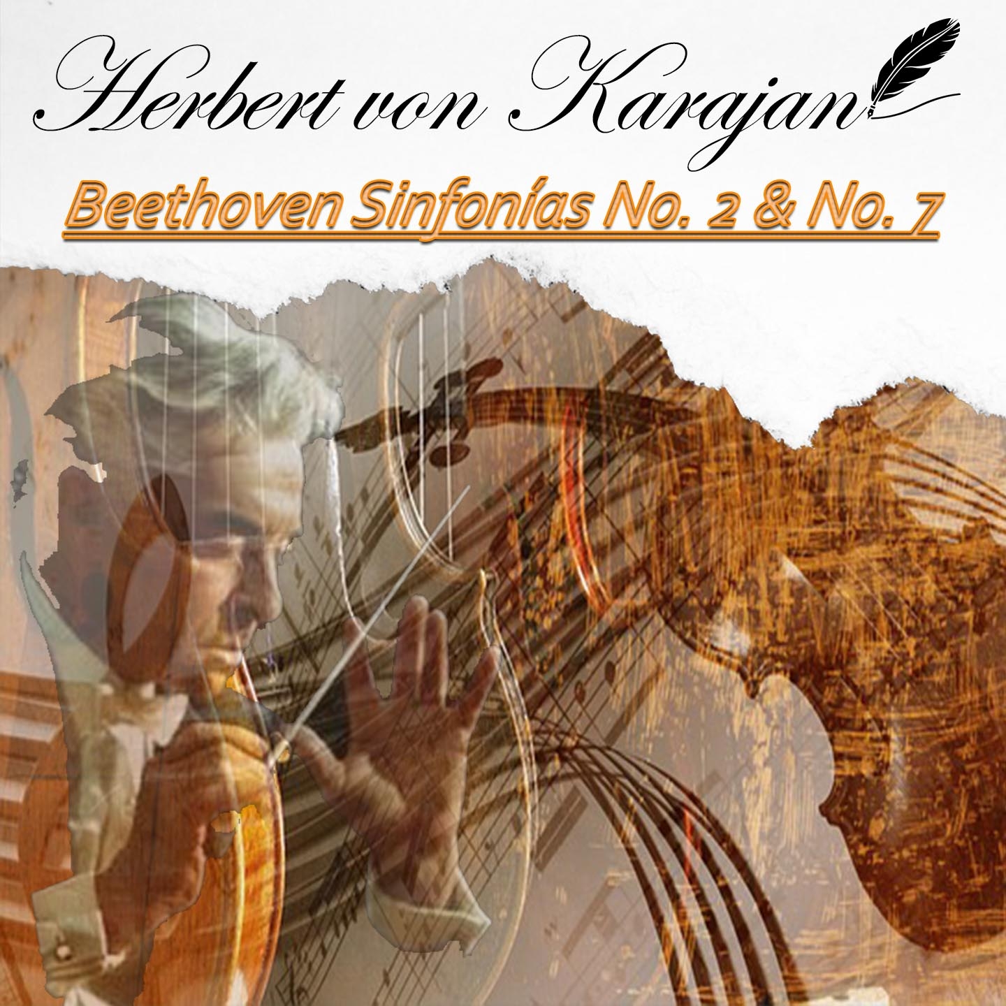 Herbert von Karajan, Beethoven Sinfoni as No. 2  No. 7