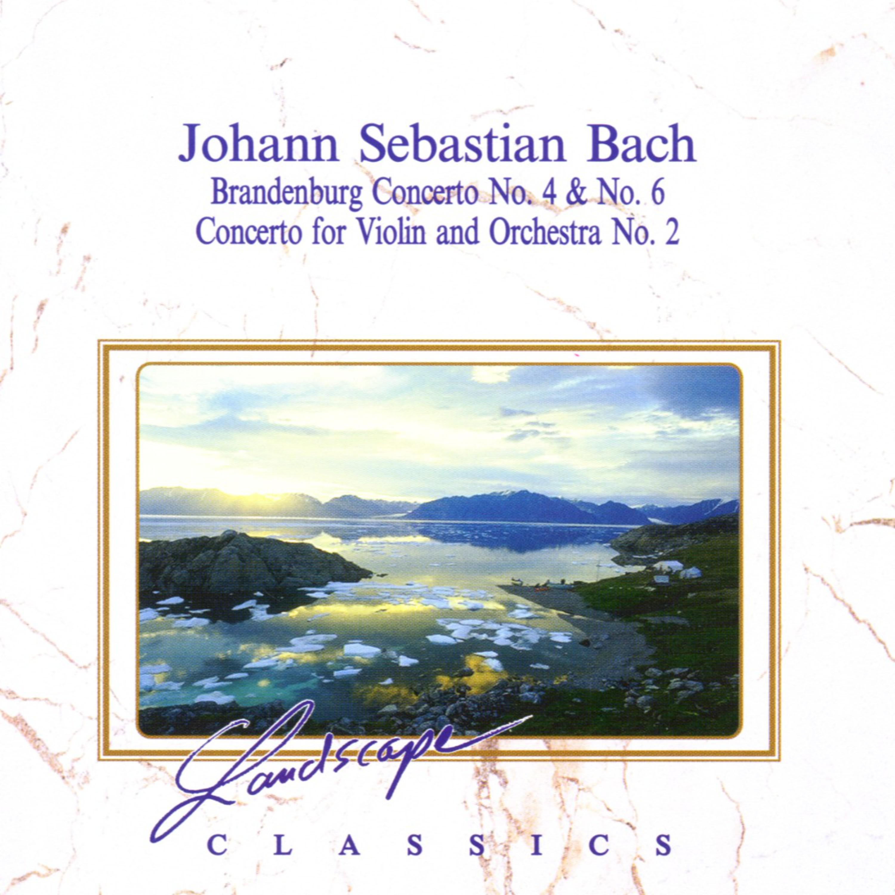 Johann Sebastian Bach: Brandenburgisches Konzert Nr. 4  Nr. 6  Konzert fü r Violine  Orchester Nr. 2